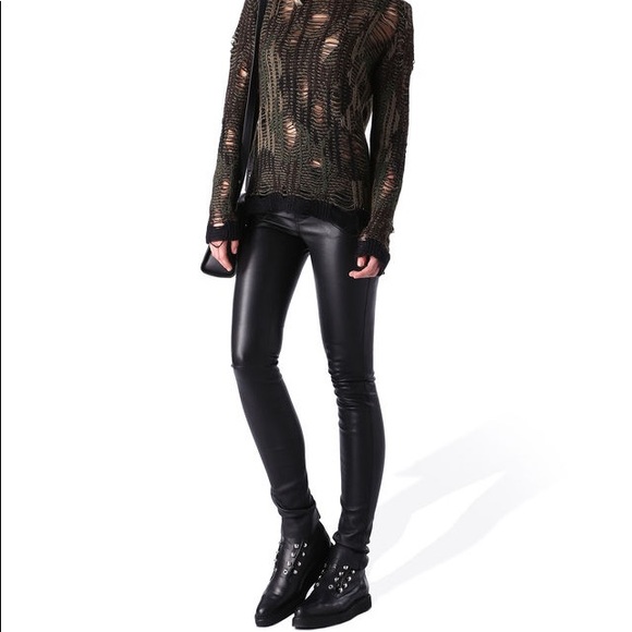 New DIESEL Ankle Boots Creep Deep D-Fridas Sz 7 - Picture 4 of 8